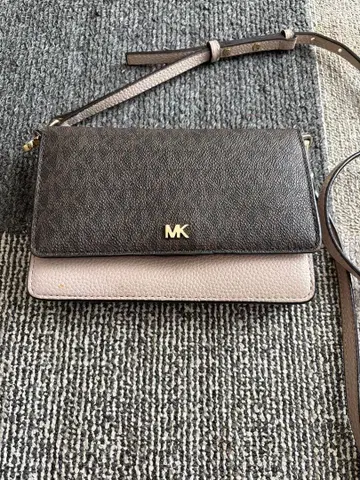 MK 숄더백 브라운/베이지