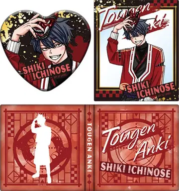 도겐안키 이치노세 시키 컬렉션북 미개봉 캔뱃지 아크릴 카드