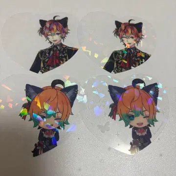 악마고양이 난자타운 키라키라 클리어 카드 테디