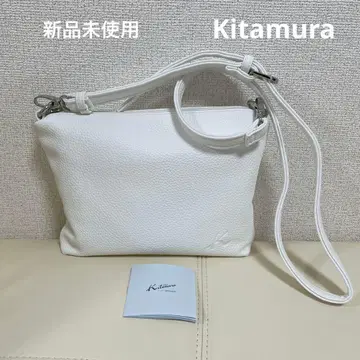 키타무라 숄더백 미사용 새상품 화이트