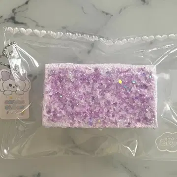 creamcloud 크림 클라우드 샤리샤리 토스트 보라색 스퀴즈