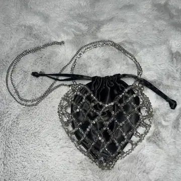 미사용 새상품 ZARA 하트 비즈 백 숄더