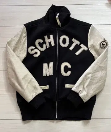 Schott 바시티 자켓 샷 울 자켓 M