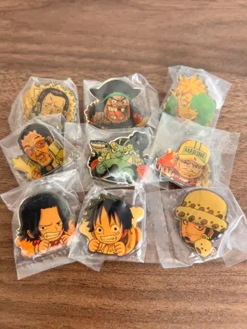 원피스 핀 배지 9개 세트