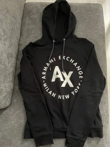 Armani Exchange 후드티 M 사이즈 블랙