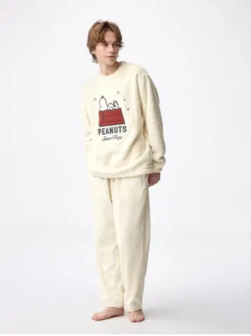 PEANUTS 스누피 플리스 룸웨어