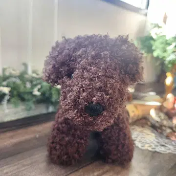 애프터눈 티 푸들 봉제 인형