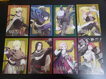 NARUTO 나루토 돌풍전 인전 모험담 페어 특전 엽서 전 8종