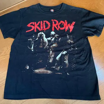 SKID ROW 티셔츠 XL 밴드 티