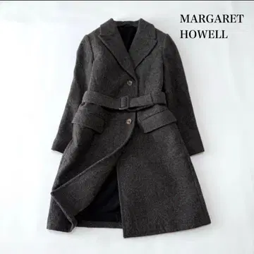 MARGARET HOWELL 다크 그레이 체스터 코트