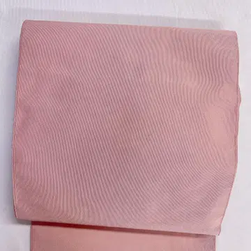 나고야 오비 마츠바 재단 금실 은실 국화 원 무늬 핑크 기모노 011t