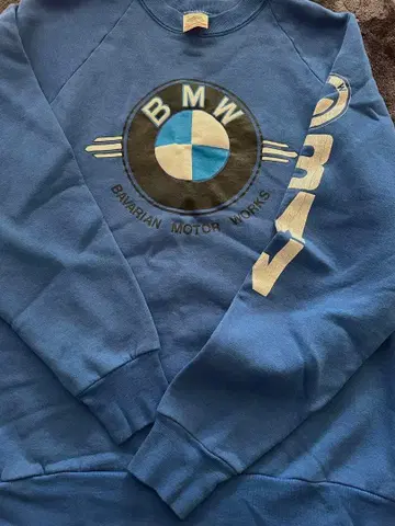 BMW 로고 파랑 맨투맨