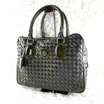 BALLY 발리 핸드백 미니 보스턴 메쉬 가죽