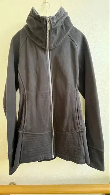 룰루레몬 풀 집업 후드티 블랙