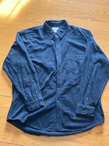 구제 의류 90s J.CREW 블랙 긴팔 셔츠 거인 택