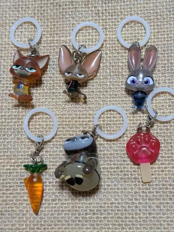 주토피아 메지루시 액세서리 전 6종 컴플리트 2