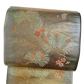 후쿠로 오비 마츠 류센 카에데 기모노 061t