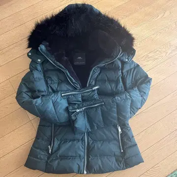 ZARA 다크 그린 다운 자켓 S 사이즈