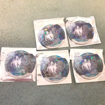 진격의 거인 리바이 홀로그램 캔뱃지 5개 세트