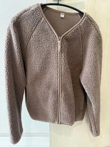 UNIQLO 플리스 자켓 사이즈 S 브라운
