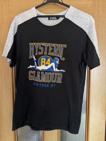 HYSTERIC GLAMOUR T셔츠 블랙/그레이 사이즈 K