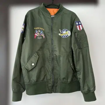 FLYING TIGERS 기념 MA-1 플라이트 자켓 올리브 그린