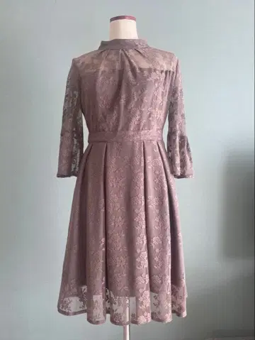 꽃무늬 레이스 드레스 원피스