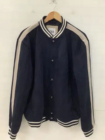 12.19 A405E 자라 자켓 기타 바시티 자켓 라인 네이비