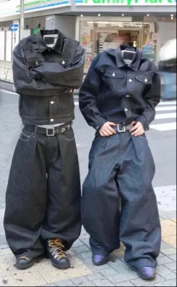 BELVET 와이드 데님