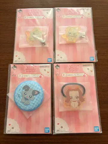 BANDAI 애니메이션 캐릭터 핀즈 세트