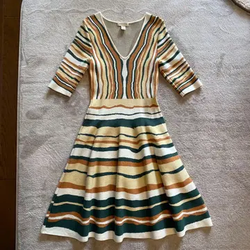 DHELA 스트라이프 니트 원피스 XS