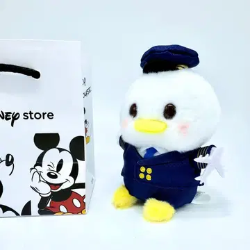 하네다 공항 한정판 디즈니 우루포챠짱 봉제 인형 도날드 파이롯트