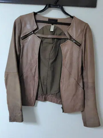 YEVS 양가죽 라이더 자켓