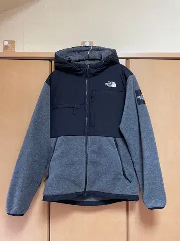 THE NORTH FACE 데날리 후디 플리스 M 그레이/블랙