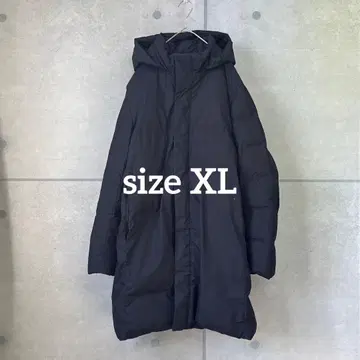 [유니클로] 여성용 심리스 다운 코트 블랙 XL