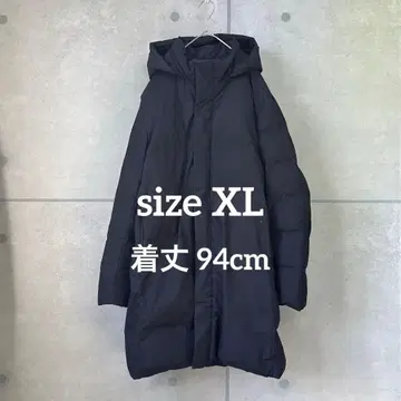 [유니클로] 여성용 심리스 다운 코트 블랙 XL