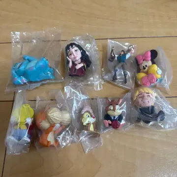 디즈니 가챠가챠 캡슐 토이 세트 9개