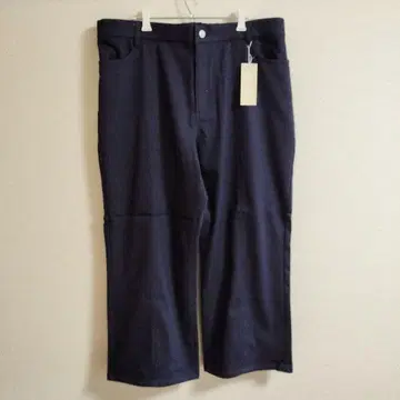 빅 사이즈 5L 데님풍 스트레이트 팬츠