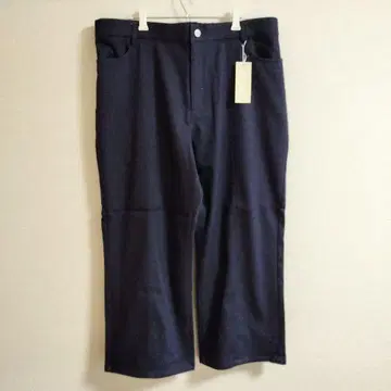 빅 사이즈 5L 데님풍 스트레이트 팬츠