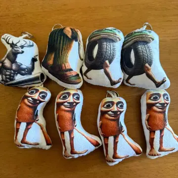 이탈리안 레인 로트 소리가 나는 봉제 인형 키체인