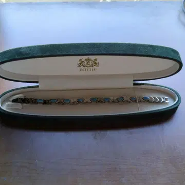 ESTELLE 터콰이즈 실버 팔찌