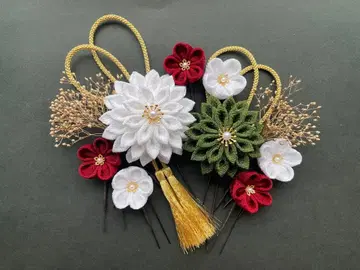 일본 의류 머리 장식 꽃 장식 태슬 포함