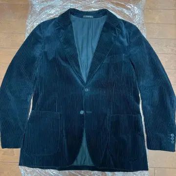 블랙 코듀로이 테일러드 자켓