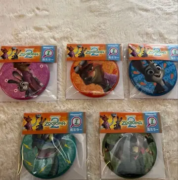 해피 복권 주토피아2 I상 캔 거울 전종 세트 해피 복권