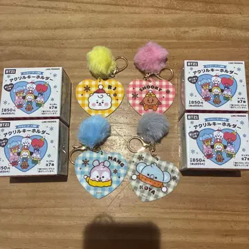 BT21 아크릴 키링 훼미리마트 한정판