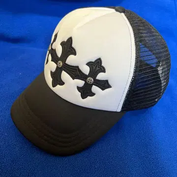 SUPPLIER 크로스 레더 패치 메쉬 캡