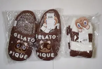 동물의 숲 츠부마메 룸슈즈 + 삭스 여성용 젤라토 피케