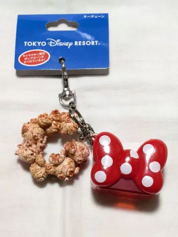 디즈니 리조트 미니 팝콘 키체인