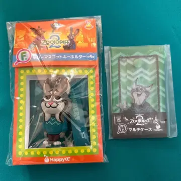 Happy 복권 주토피아 2 파우버트 마스코트 홀더 & 멀티 케이스