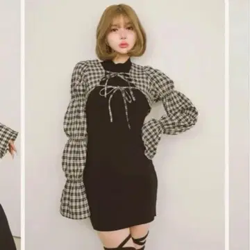 다리치 셔링 볼레로 미니 원피스 FL 택 포함 새상품